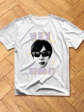 BTS Jin Hey Stob It Funny Meme Graphic Tee